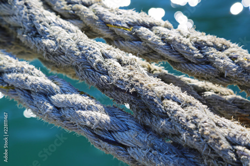 Old rope close up  © enginakyurt