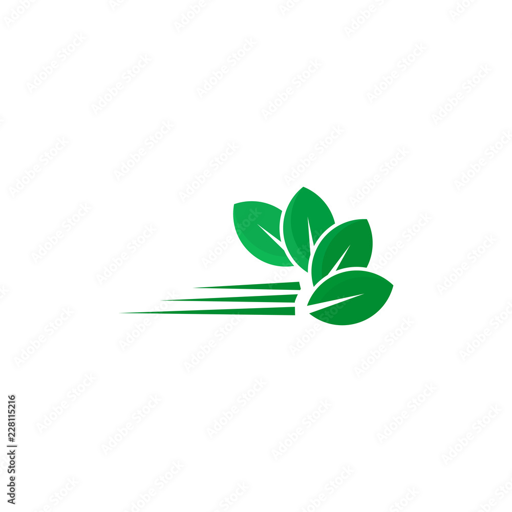 green leaf nature vector logo template design green leaf nature vector logo template design