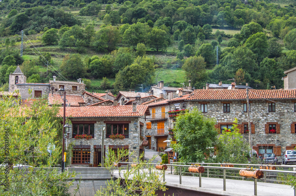 Beautiful house in the mountains. Spain,Pyrenees. Beautiful house in the mountains. Spain,Pyrenees.