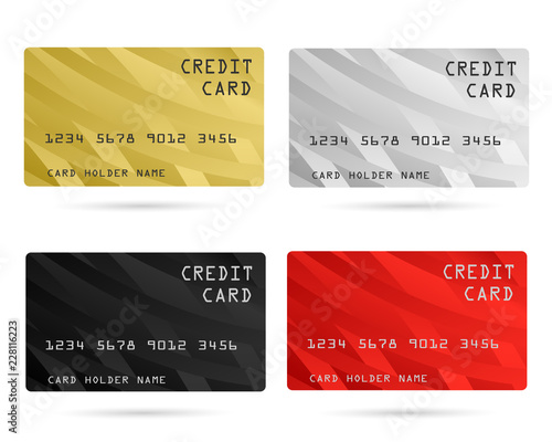 modern credit card, business VIP card, design for privilege member, member card