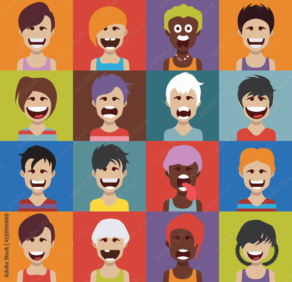 People avatars, Vector women, men avatar People avatars, Vector women, men avatar