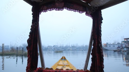 Boat (Shikara) on water 