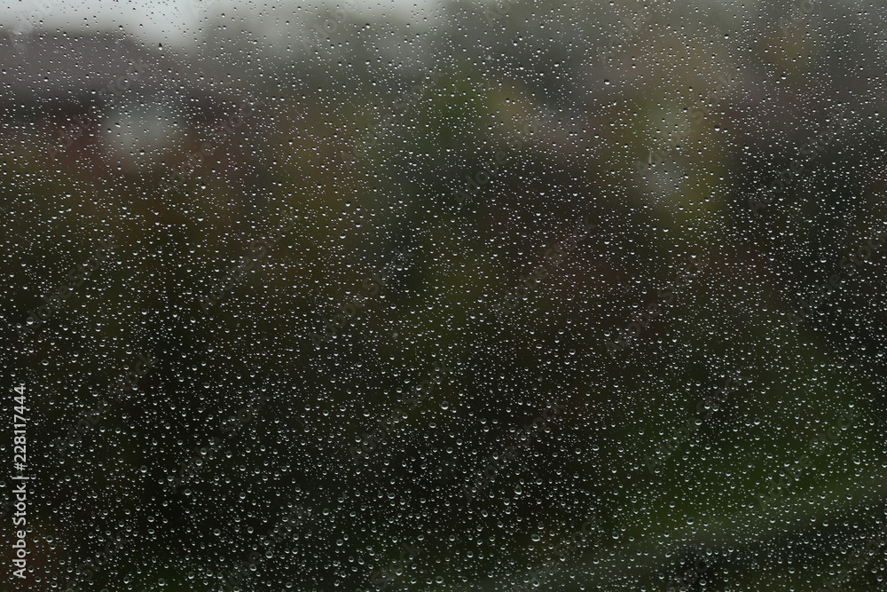 Obraz premium Water on the window