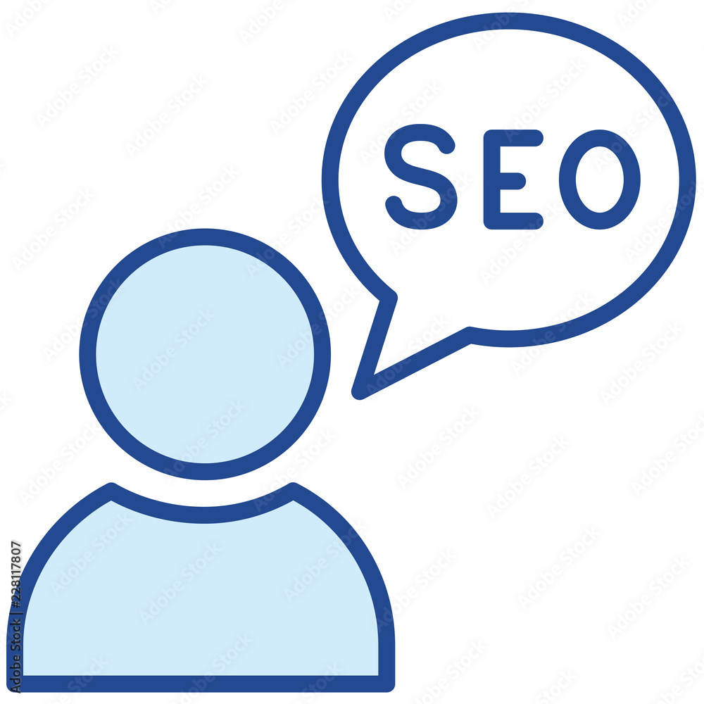 SEO Marketing Experte Vector Icon Illustration SEO Marketing Experte Vector Icon Illustration