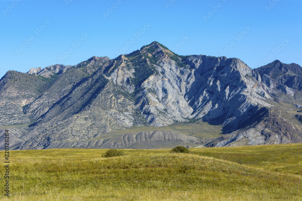 The Altai mountains, the White cliffs
