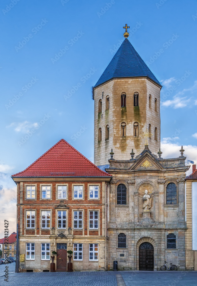 Obraz premium Market square, Paderborn, Germany