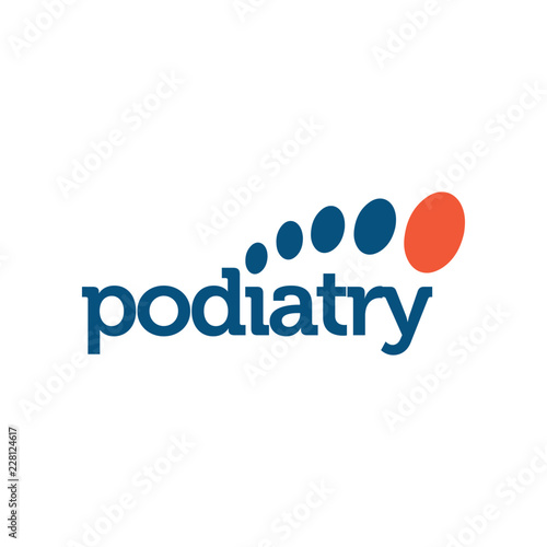Foot palm icon template vector illustration design
