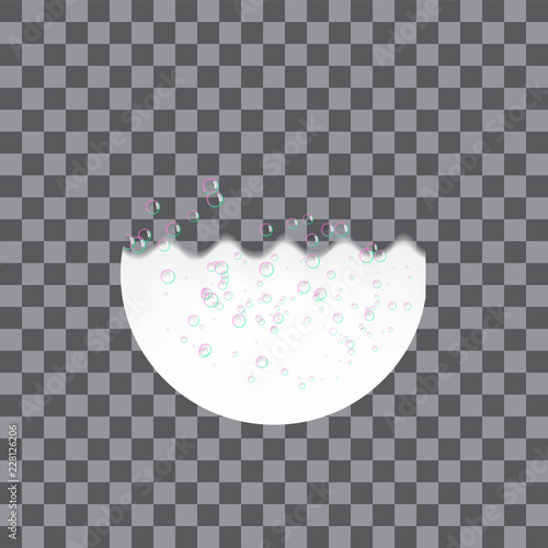 Shaving foam icon. Realistic illustration of shaving foam vector icon for web design