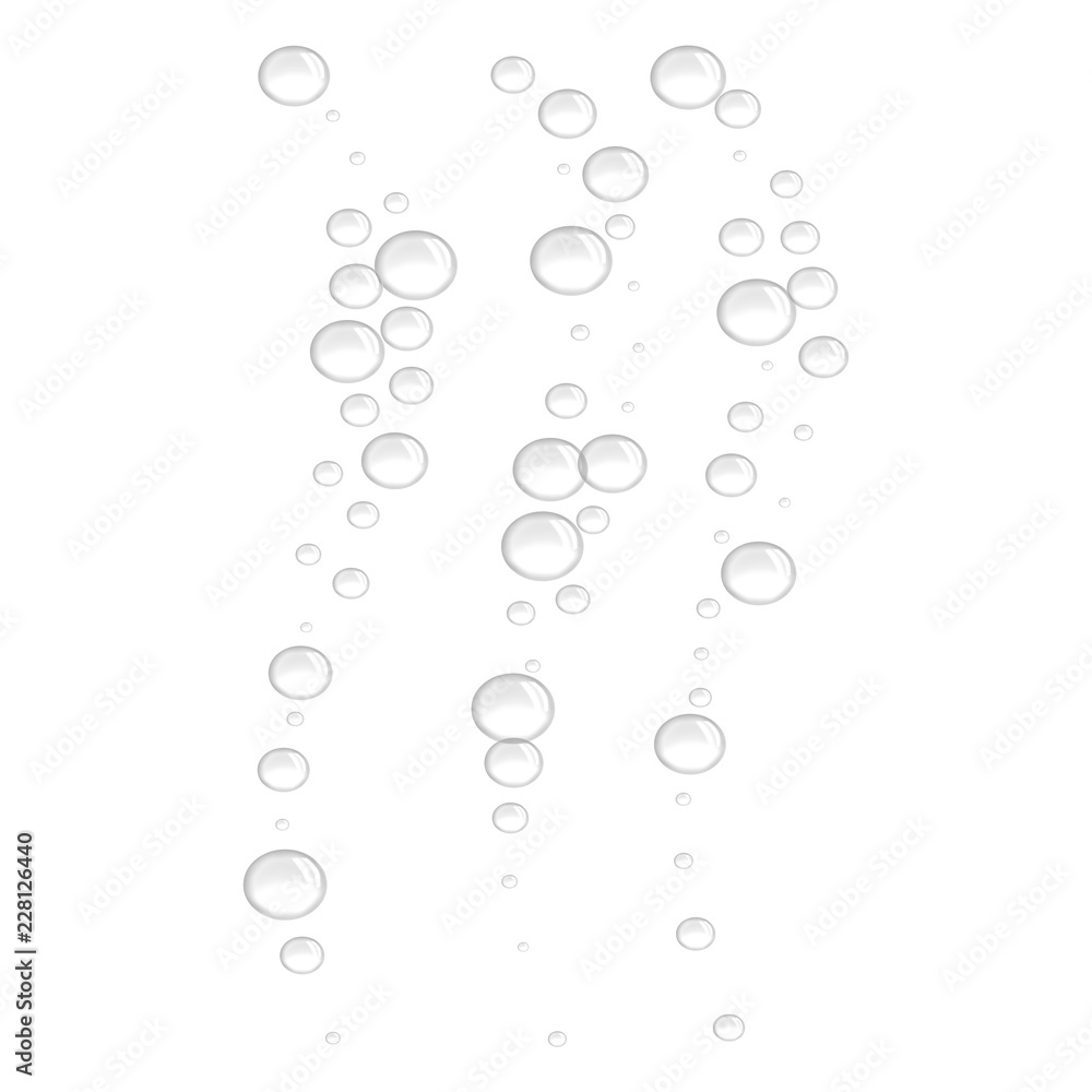 Oxygen bubbles icon. Realistic illustration of oxygen bubbles vector icon for web design isolated on white background Oxygen bubbles icon. Realistic illustration of oxygen bubbles vector icon for web design isolated on white background