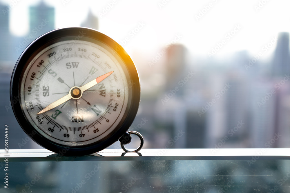 Naklejka premium Compass