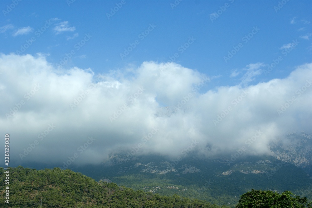 Wolken im Taurusgebirge