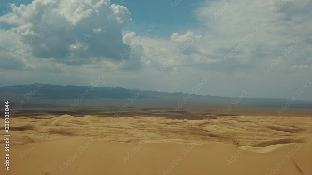 Beautiful Views of the Desert Landscape. Gobi Desert. Sand Dunes in Gobi Desert. South East of Mongolia. Beautiful Views of the Desert Landscape. Gobi Desert. Sand Dunes in Gobi Desert. South East of Mongolia.