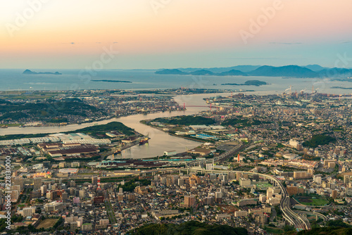 皿倉山展望台からの眺め © doraneko777