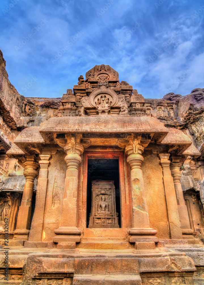 Indra Sabha, Ellora cave no 32. UNESCO world heritage site in Maharashtra, India