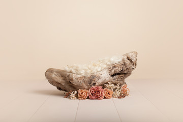Lovely flower background for newborn baby, concept of newborn baby.