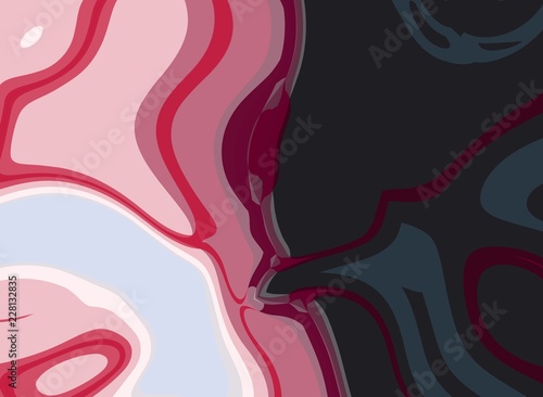 graphic illustration of liquid swirl marble pattern background
