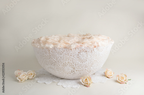 Lovely flower background for newborn baby, concept of newborn baby.