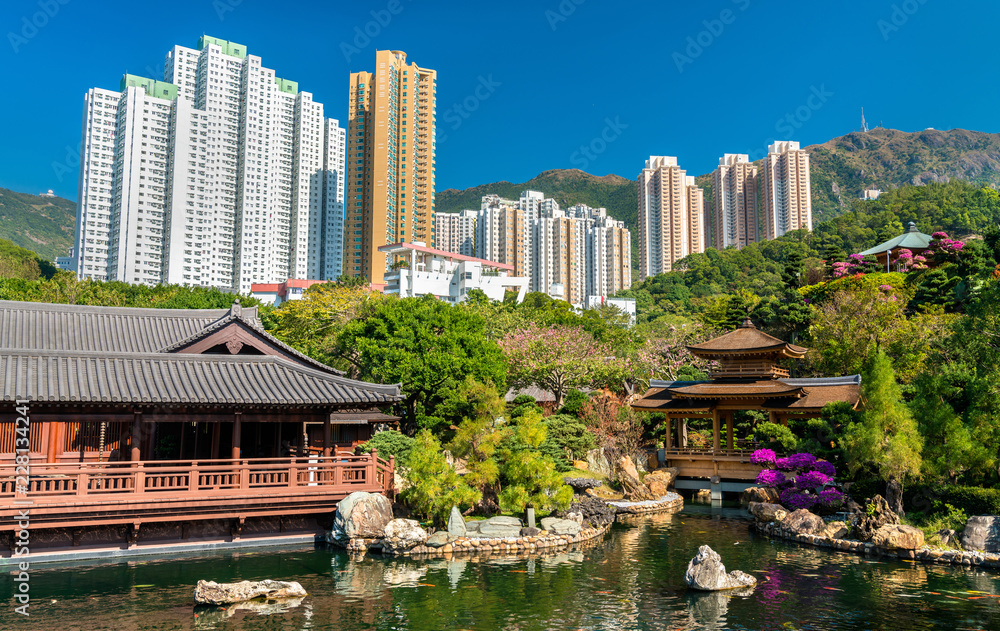 Fototapeta premium Nan Lian Garden, chiński ogród klasyczny w Hongkongu