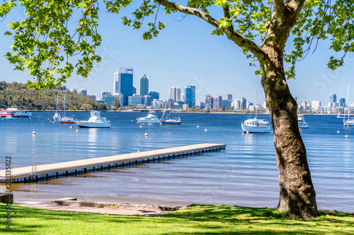 Принти на полотні Matilda Bay and the Swan River at Crawley, Perth, Western Australia, Australia
