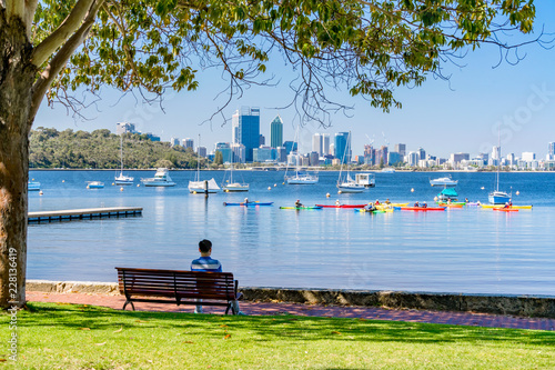 фотографія Matilda Bay and the Swan River at Crawley, Perth, Western Australia, Australia