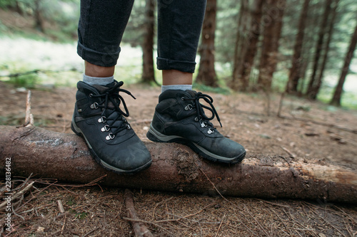 Fototapeta Naklejka Na Ścianę i Meble -  footwear for hiking