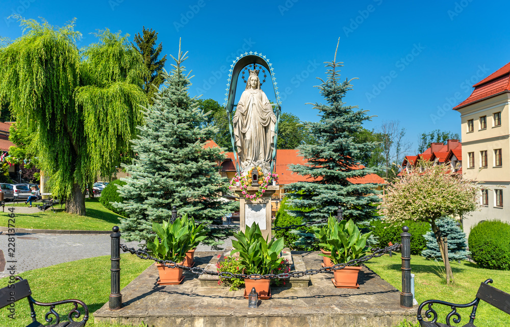 Obraz premium Monastery of Kalwaria Zebrzydowska, a UNESCO world heritage site in Poland