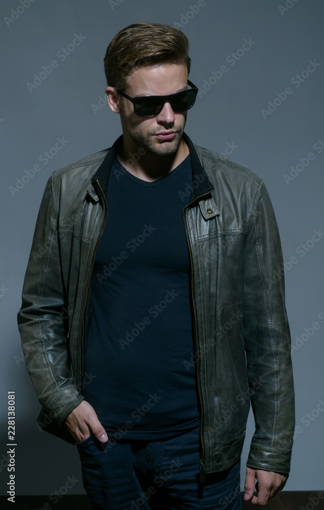 My glasses as unique as me. Fashion eyewear. Handsome man wear eye glasses. Fashion model in trendy sun glasses. Man of fashion. Masculine and powerful My glasses as unique as me. Fashion eyewear. Handsome man wear eye glasses. Fashion model in trendy sun glasses. Man of fashion. Masculine and powerful