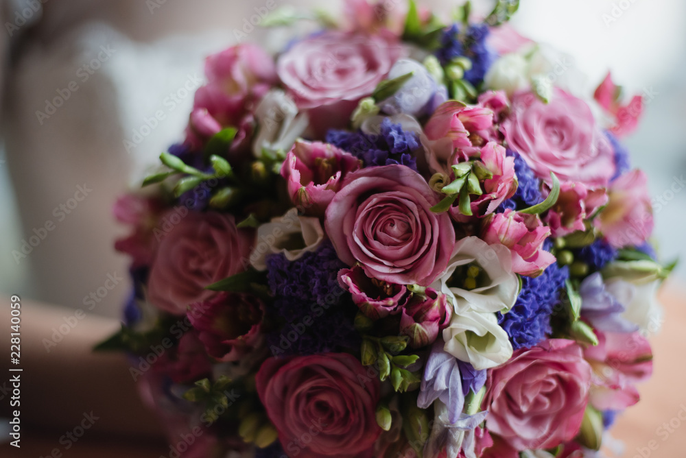 bouquet of roses, the bride's bouquet, bride holds a bouquet bouquet of roses, the bride's bouquet, bride holds a bouquet