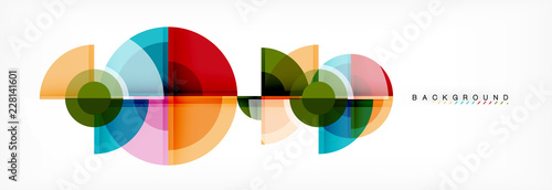 Circle abstract background