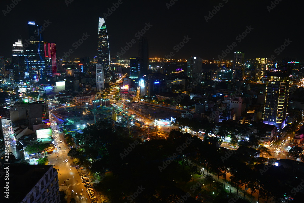 Panorama Ho Chi Minh City Vietnam