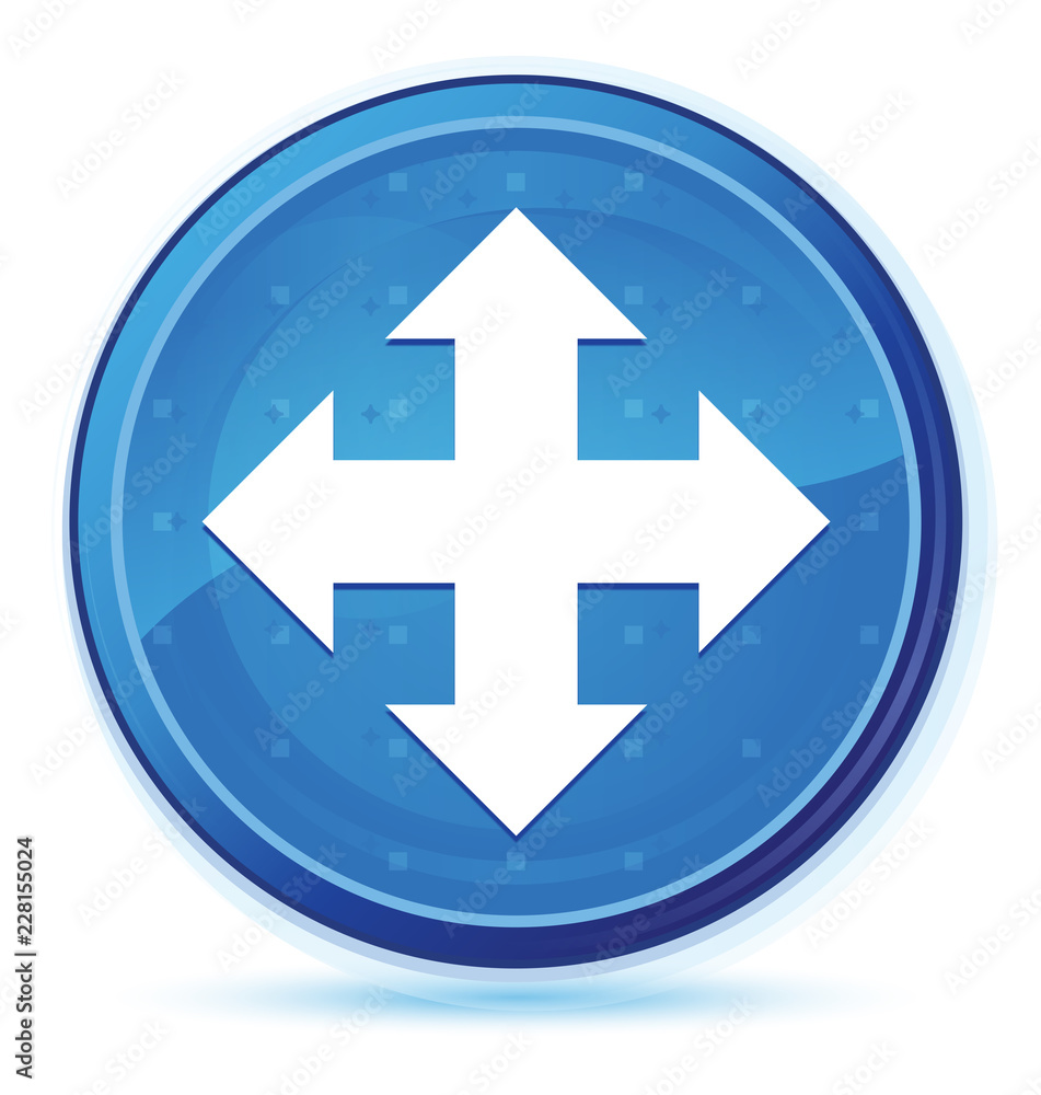Move icon midnight blue prime round button Move icon midnight blue prime round button