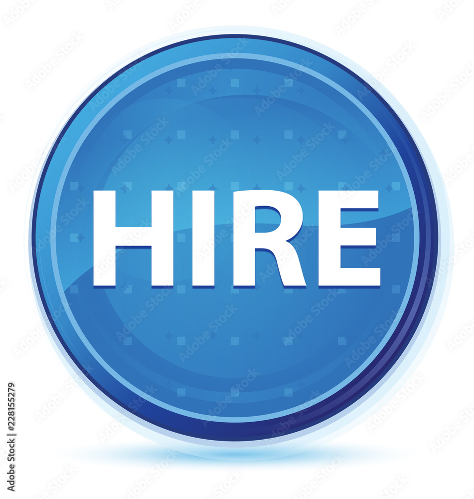 Hire midnight blue prime round button Hire midnight blue prime round button