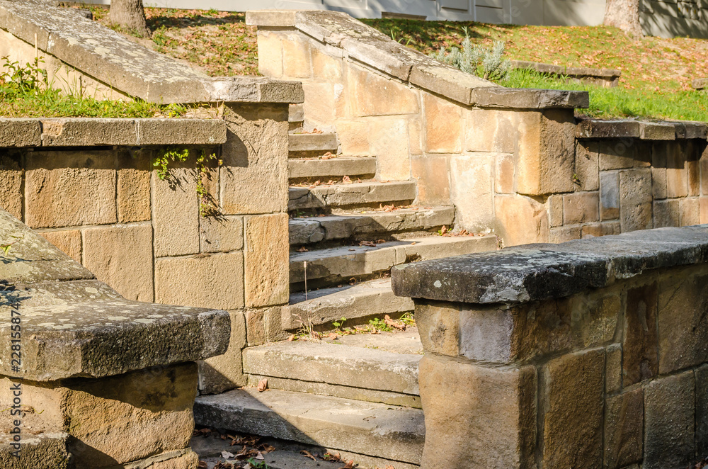 Stairs in the park the city Pecs Stairs in the park the city Pecs