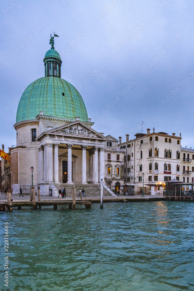 Grand Canal Afternoon Scene, Venice, Italy