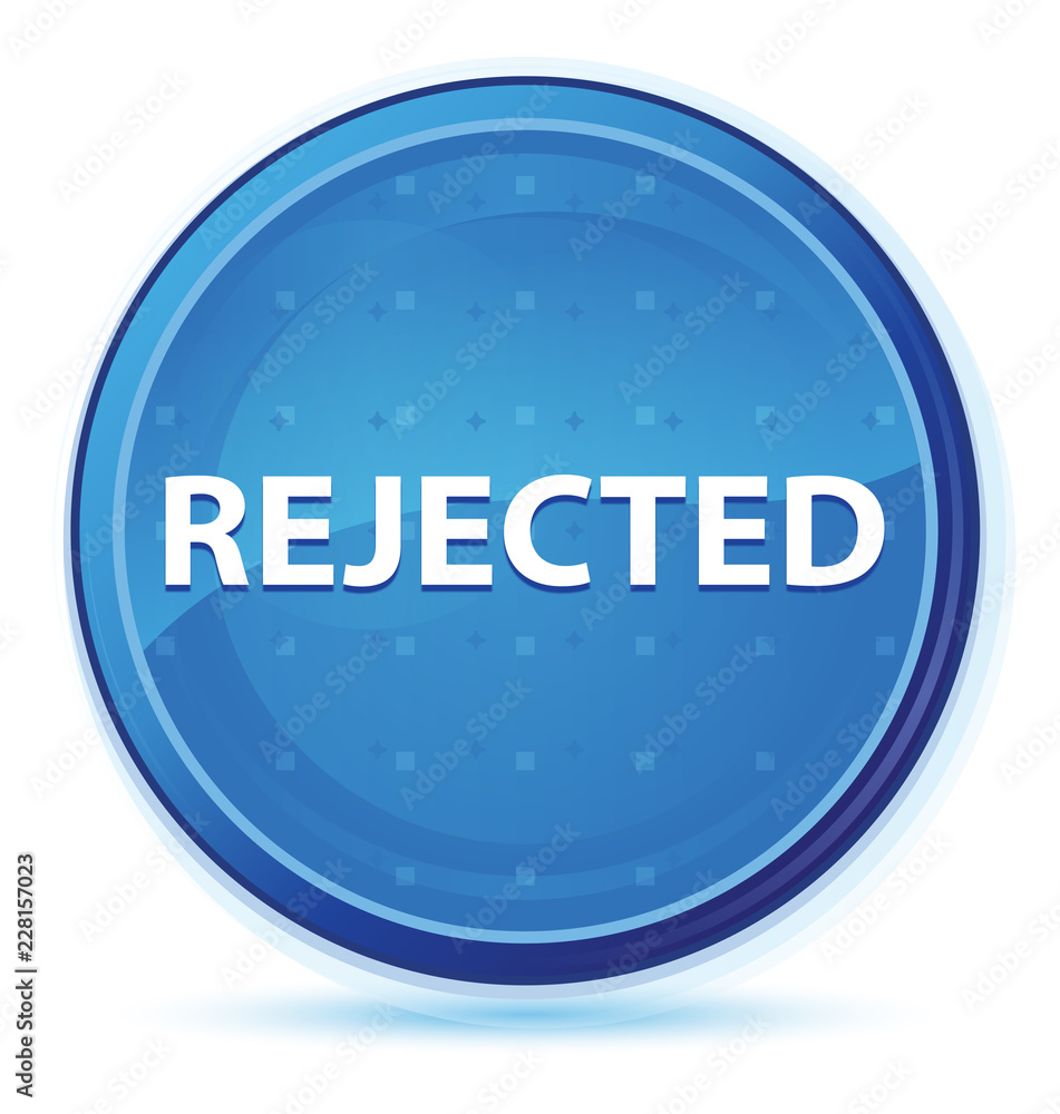 Rejected midnight blue prime round button