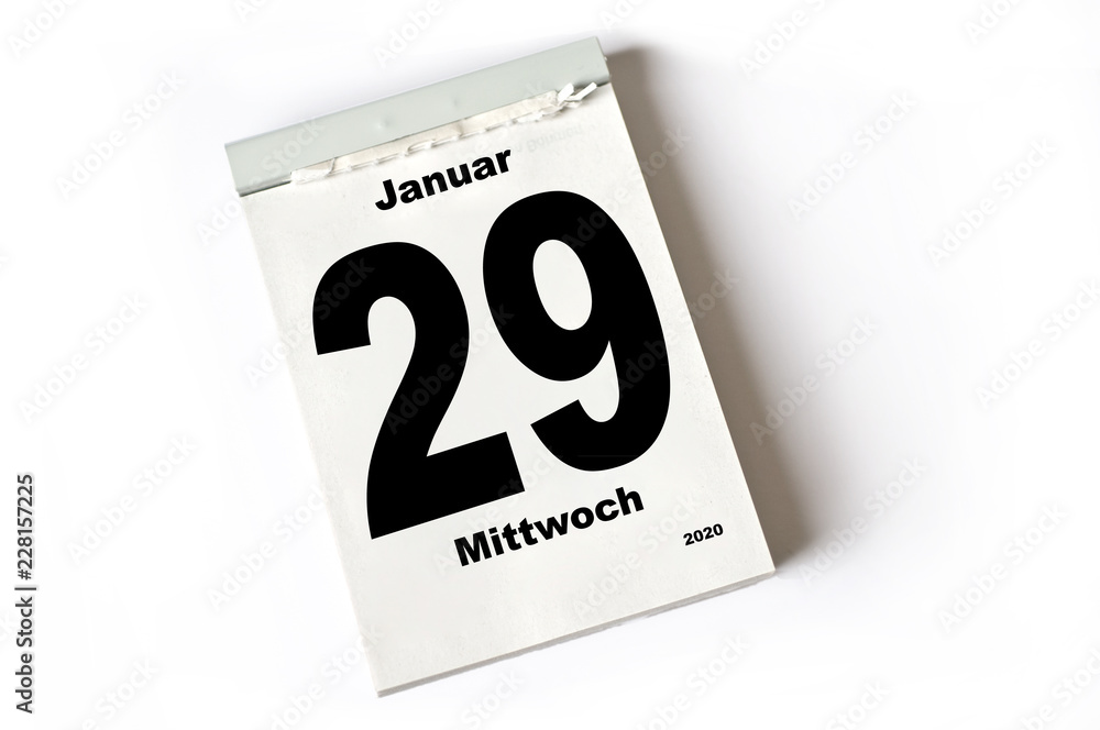 29. Januar 2020