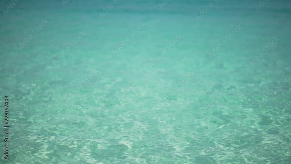 Background Plate of Blue ocean water moving for green screen Background Plate of Blue ocean water moving for green screen