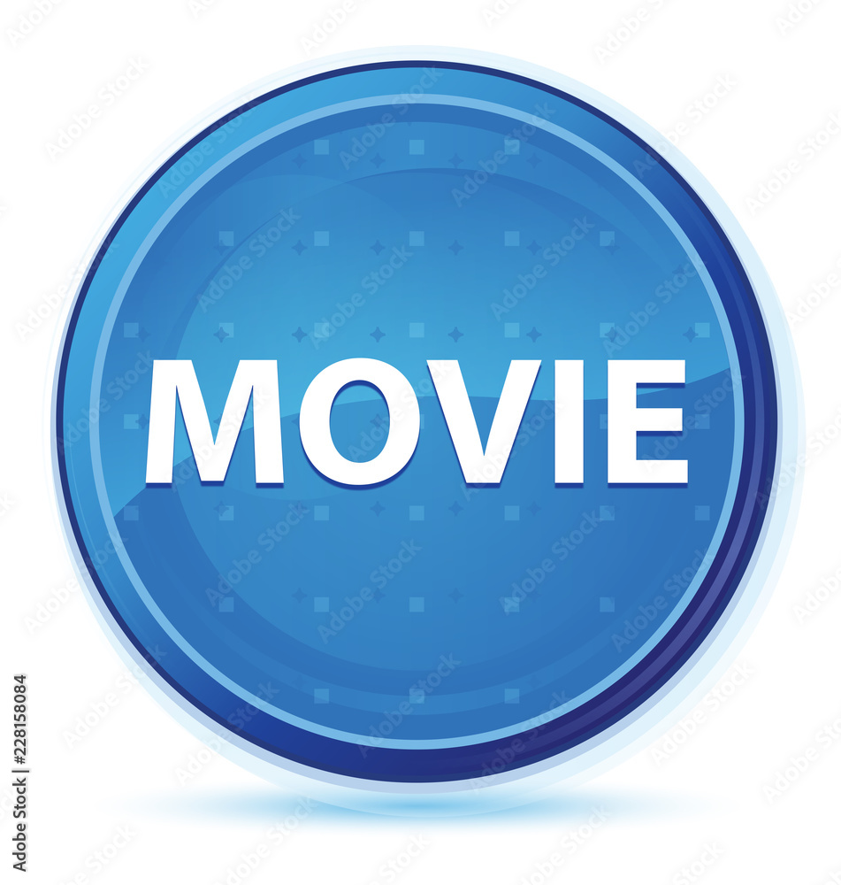 Movie midnight blue prime round button Movie midnight blue prime round button