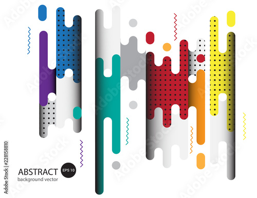 Covers with flat geometric pattern Background.Vector illustration.