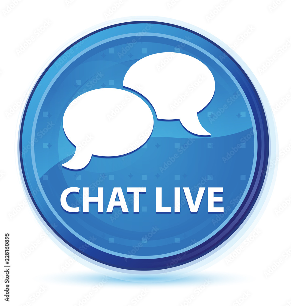 Chat live midnight blue prime round button Chat live midnight blue prime round button