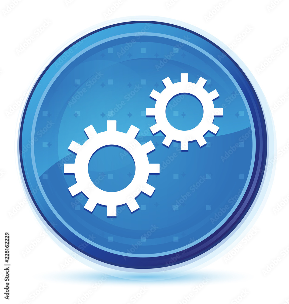 Process icon midnight blue prime round button Process icon midnight blue prime round button