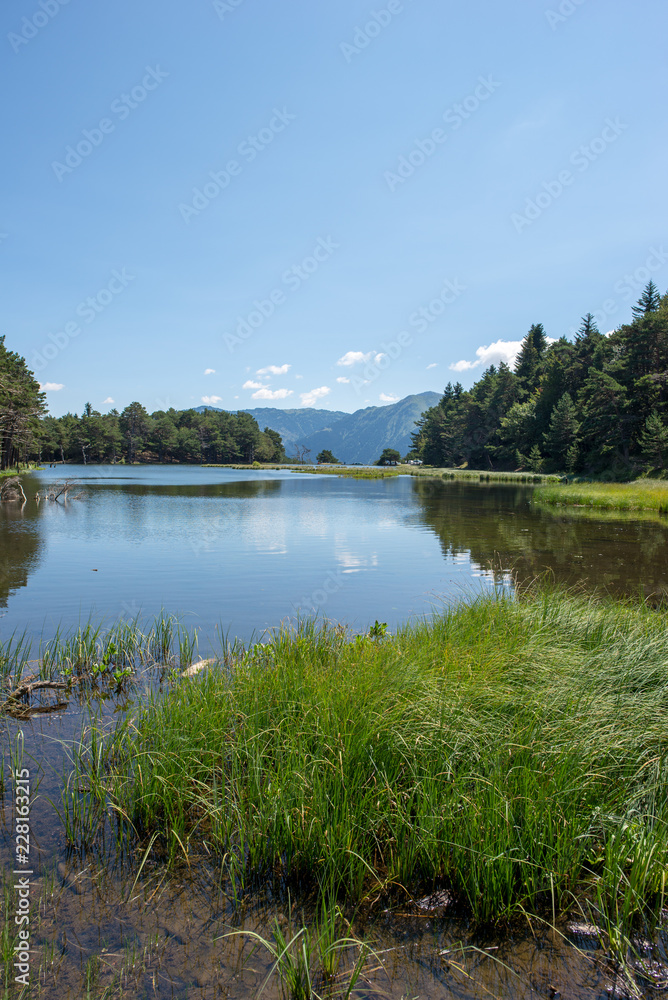 The bassa lake of oles in the Aran Valley The bassa lake of oles in the Aran Valley