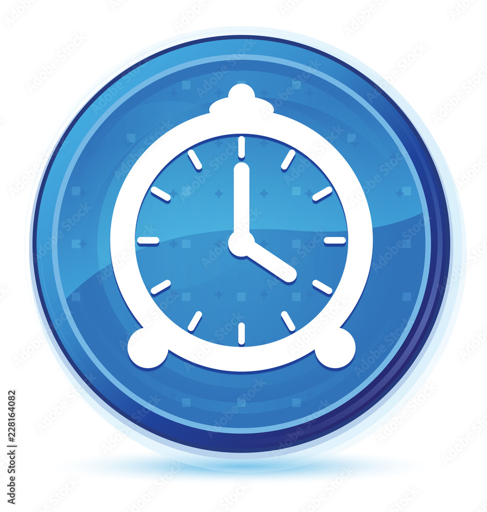 Alarm clock icon midnight blue prime round button Alarm clock icon midnight blue prime round button
