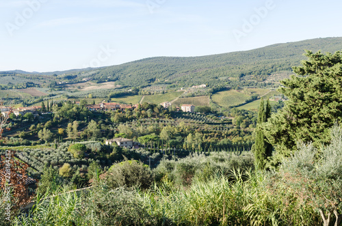 Beautiful view in Tuscany, Italy © olandsfokus