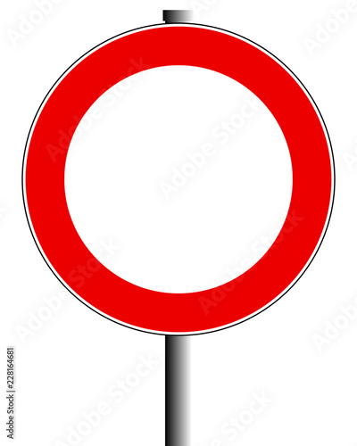 Schild Durchfahrt verboten  