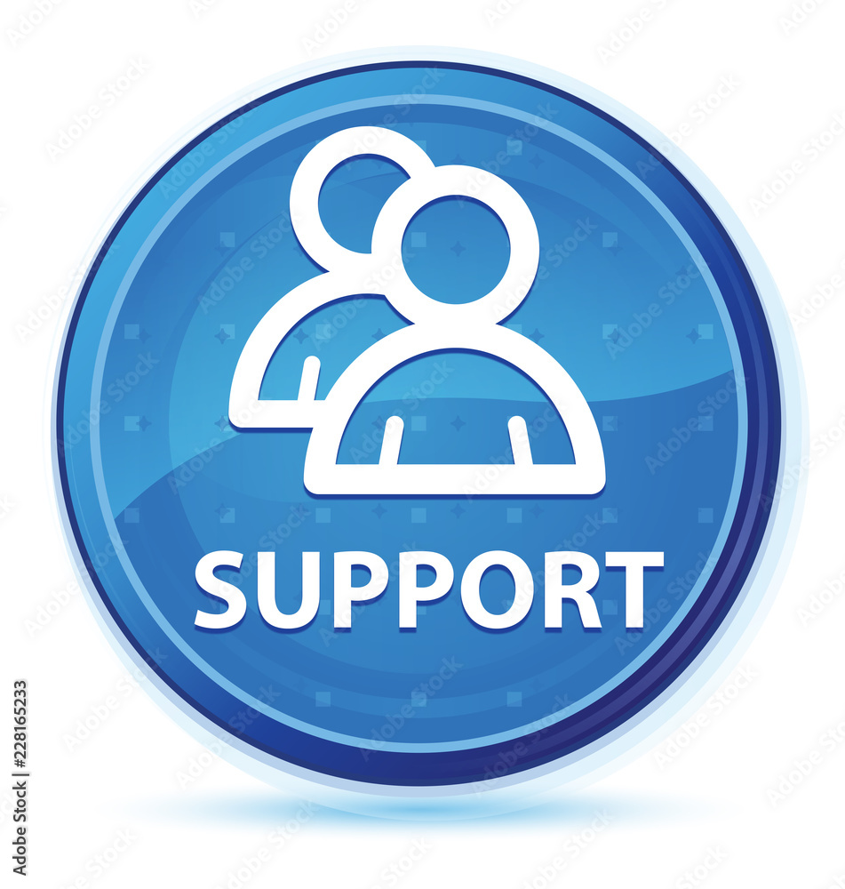 Support (group icon) midnight blue prime round button Support (group icon) midnight blue prime round button