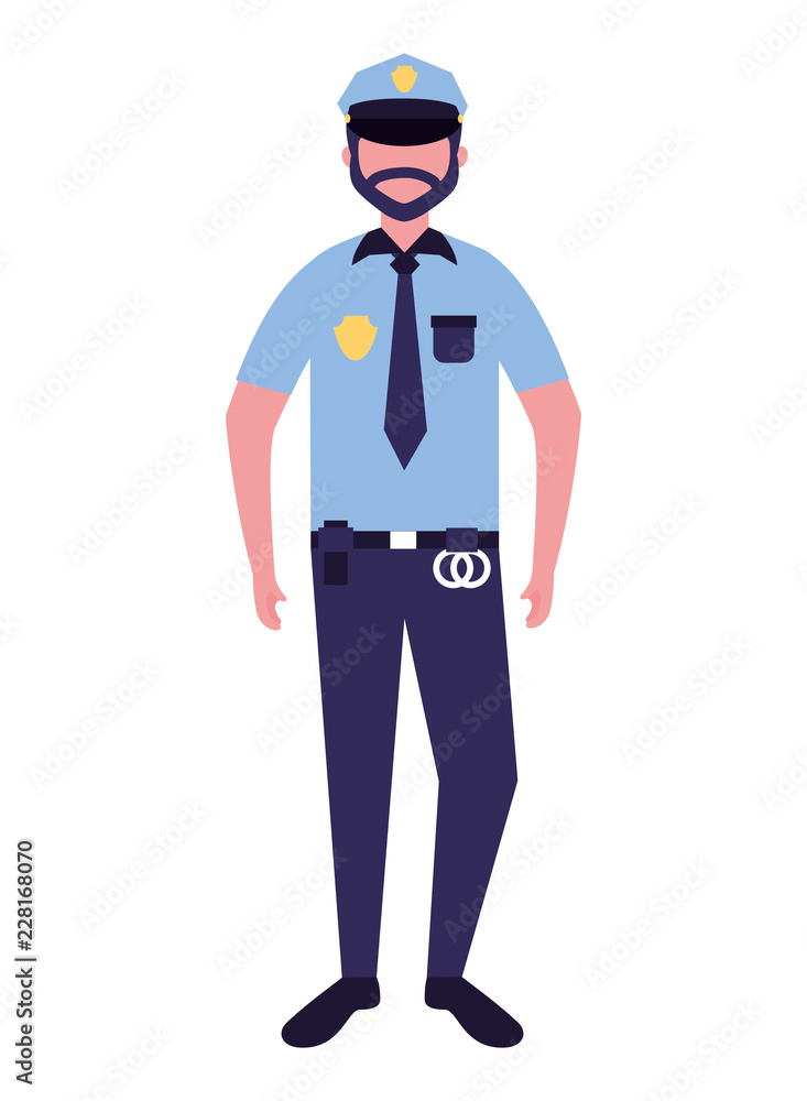 policeman character work profession labor policeman character work profession labor