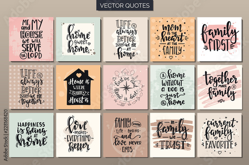 Hand drawn typography posters set. Conceptual handwritten phrases T shirt hand lettered calligraphic design. Inspirational vector