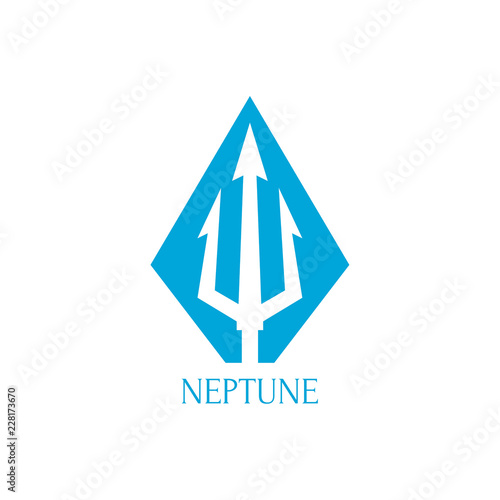 Trident Logo Template vector icon illustration design