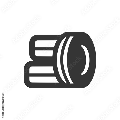 Simple wheels icon.